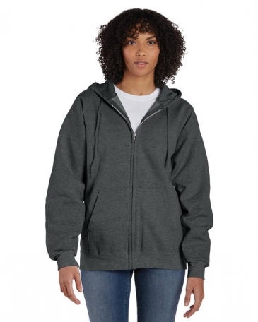 Unisex Ultimate Cotton® Full-Zip Hooded Sweatshirt